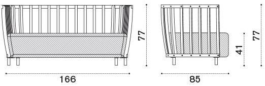 Ethimo 2-местный садовый диван Swing Swdi05 - Вид №7