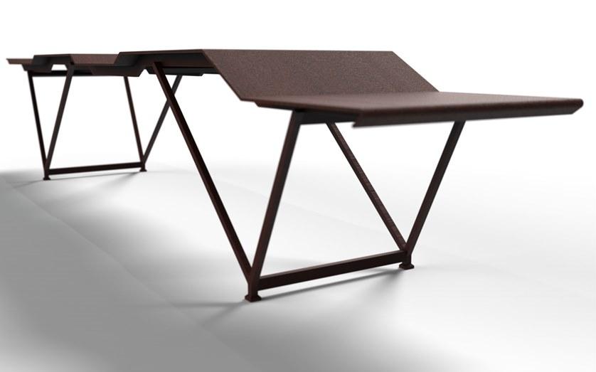 TrackDesign Скамья из стали Corten ™  Osp05078  - Вид №3