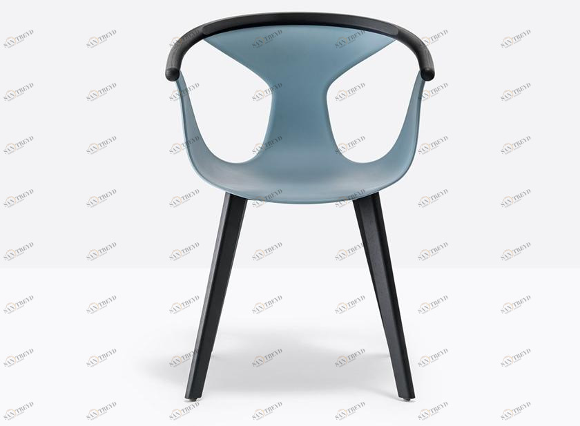 Pedrali Стул из полипропилена штабелируемый с подлокотниками Fox 3725