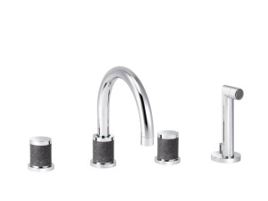 Набор для ванны с 4 отверстиями и ручным душем