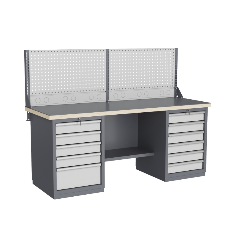 Верстак слесарный FBK 205.56.4-1R Верстакофф 216229