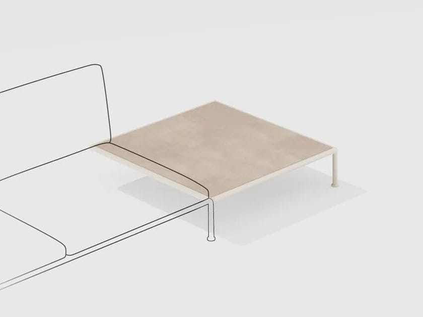 Низкий садовый стол из керамогранита FAST Roè ARCH-00091150