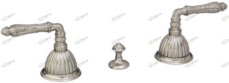 Bronces Mestre Смеситель для биде на 3 отверстия с атласной отделкой Artica sun-id-1485202