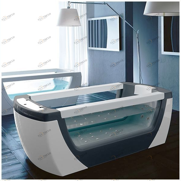 Ванна Gruppo treesse Vision ATC-V138Q-SE серая ATCV138QSE