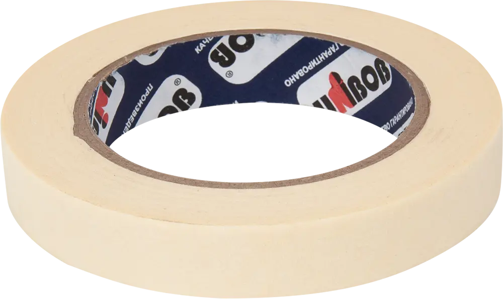 Малярная лента UNIBOB 19 мм для безупречной защиты поверхностей 12151113