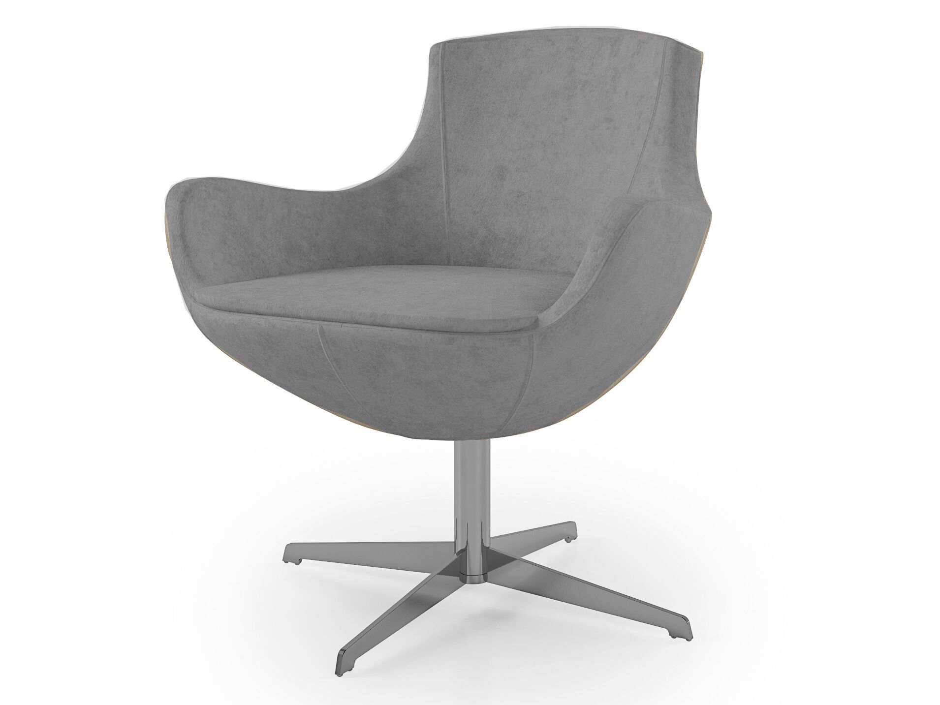 Кожаное вращающееся кресло с подлокотниками Bizzotto Italia Symphony-Infinity ARCH-00140080