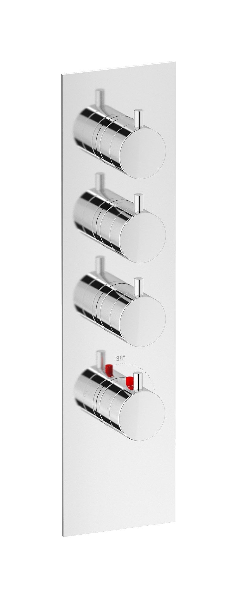 Термостатический смеситель для душа с 4 отверстиями IB Aqua ARCH-00010356 - Вид №2