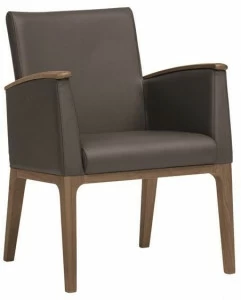 PIAVAL Кожаное кресло с подлокотниками Mamy | contract 61-14/5f | 61-14/5fn
