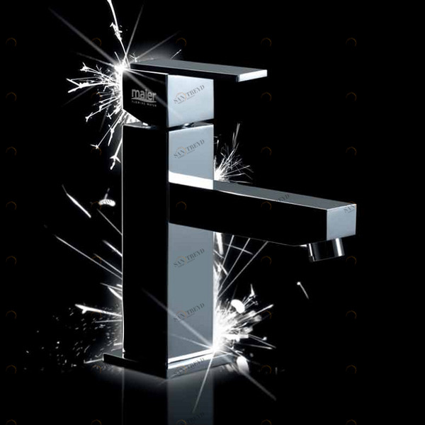 Однорычажный смеситель для раковины 55.002C MAIER KUADRAT 55002C