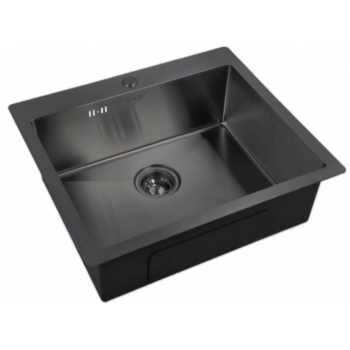 Мойка Zorg INOX-PVD 5951 GRAFIT, Zorg pvd 5951 GRAFIT Мойка кухонная прямоугольная Zorg  - Вид №1