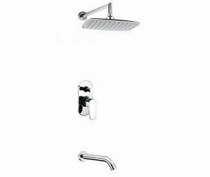 A13031 Встраиваемый комплект для ванны с изливом и верхней душевой насадкой WasserKRAFT