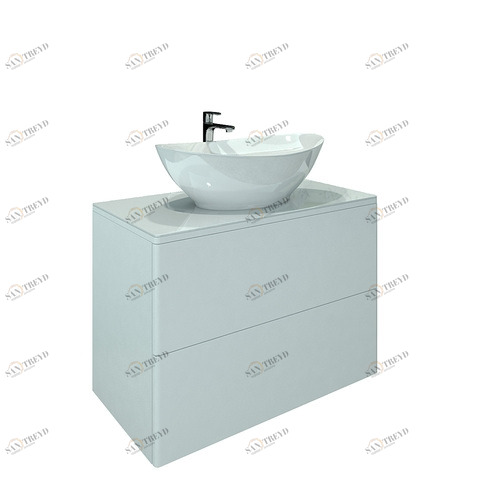 Orange Ot-75TuGLASS Тумба подвесная Otto без раковины. Орех sun-id-1517169