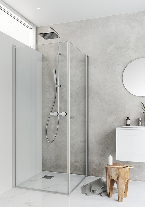 1450437 Igloo Pro Corner Двойное Прозрачное Стекло 100X100 Hafa Прозрачный 