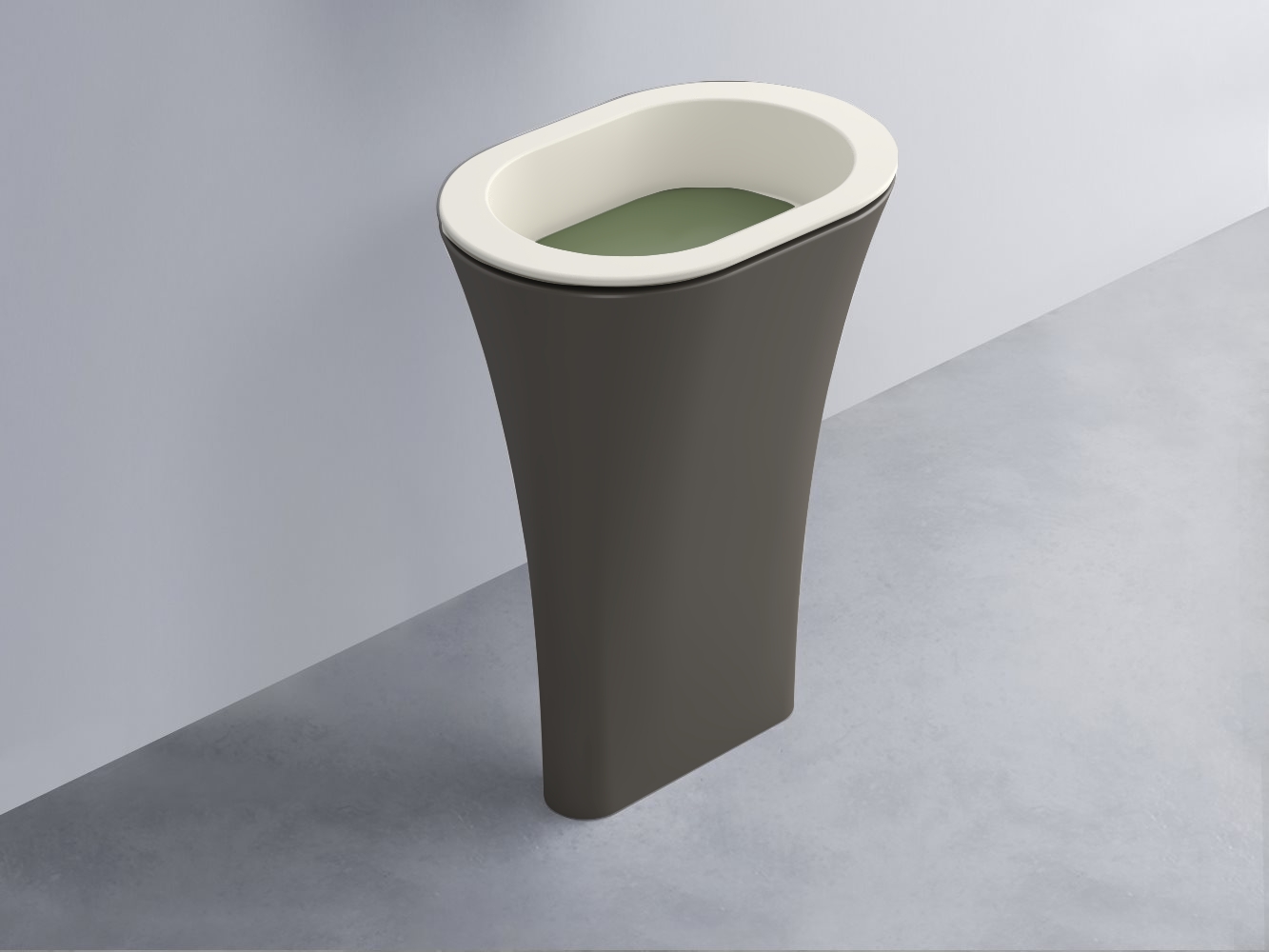 AMLA65-TL+AMPILO-AG+AMCOLO-FN Раковина Amedeo Ovale отдельностоящая cielo Enjoy + Amedeo Ceramica Cielo