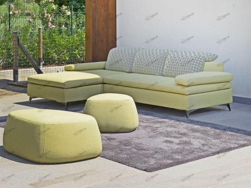 Gobbo Salotti Съемный тканевый диван с шезлонгом sun-id-1428431