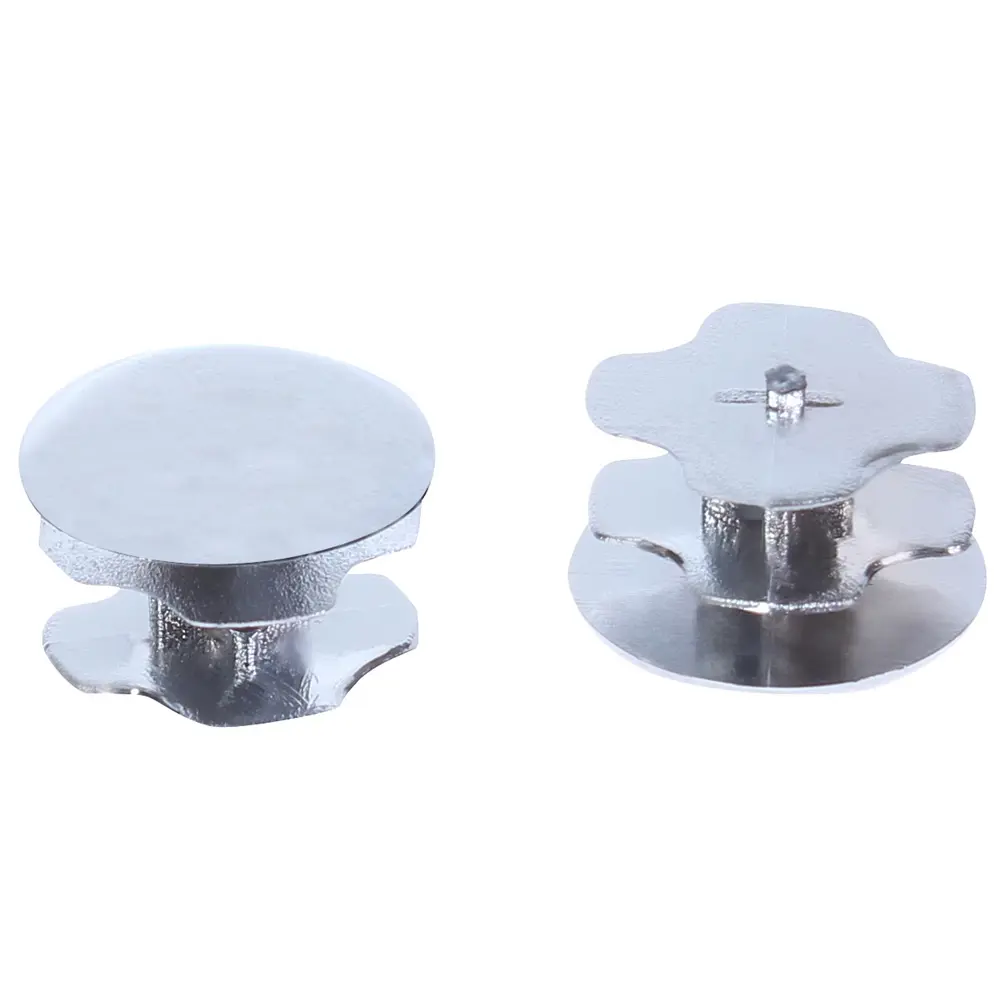 Заглушка рейлинга Delinia 1.6 см пластик цвет хром 2 шт STLM-2186415 - Вид №2