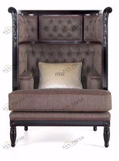 Gianfranco Ferré Home Стеганое кресло из ткани с высокой спинкой sun-id-1408670