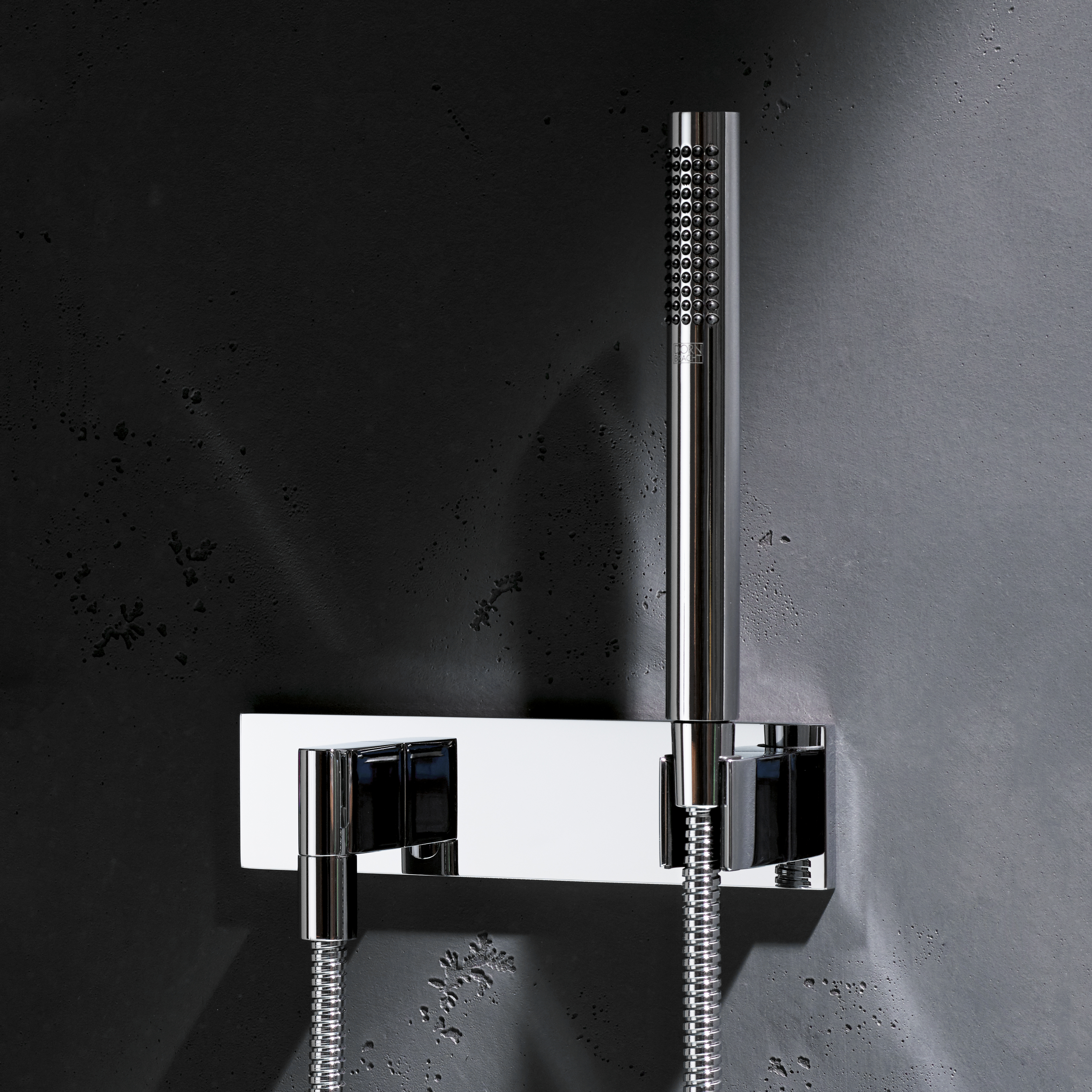 Ручной душевой набор с крышкой - матовое светлое золото DornBracht 27818980-27 - Вид №1