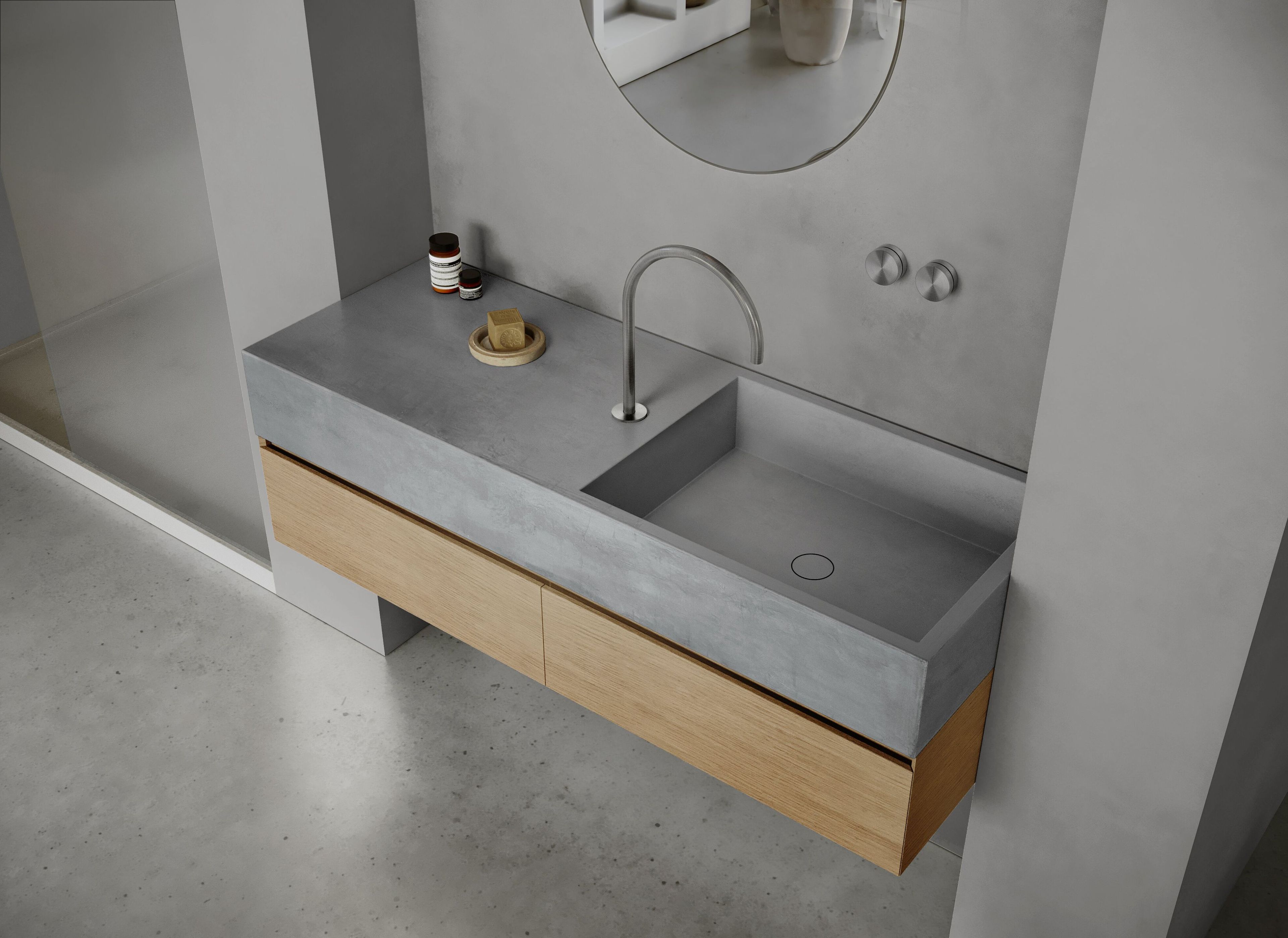 Прямоугольный подвесной одиночный умывальник COCOON Maison ARCH-00045271 - Вид №21