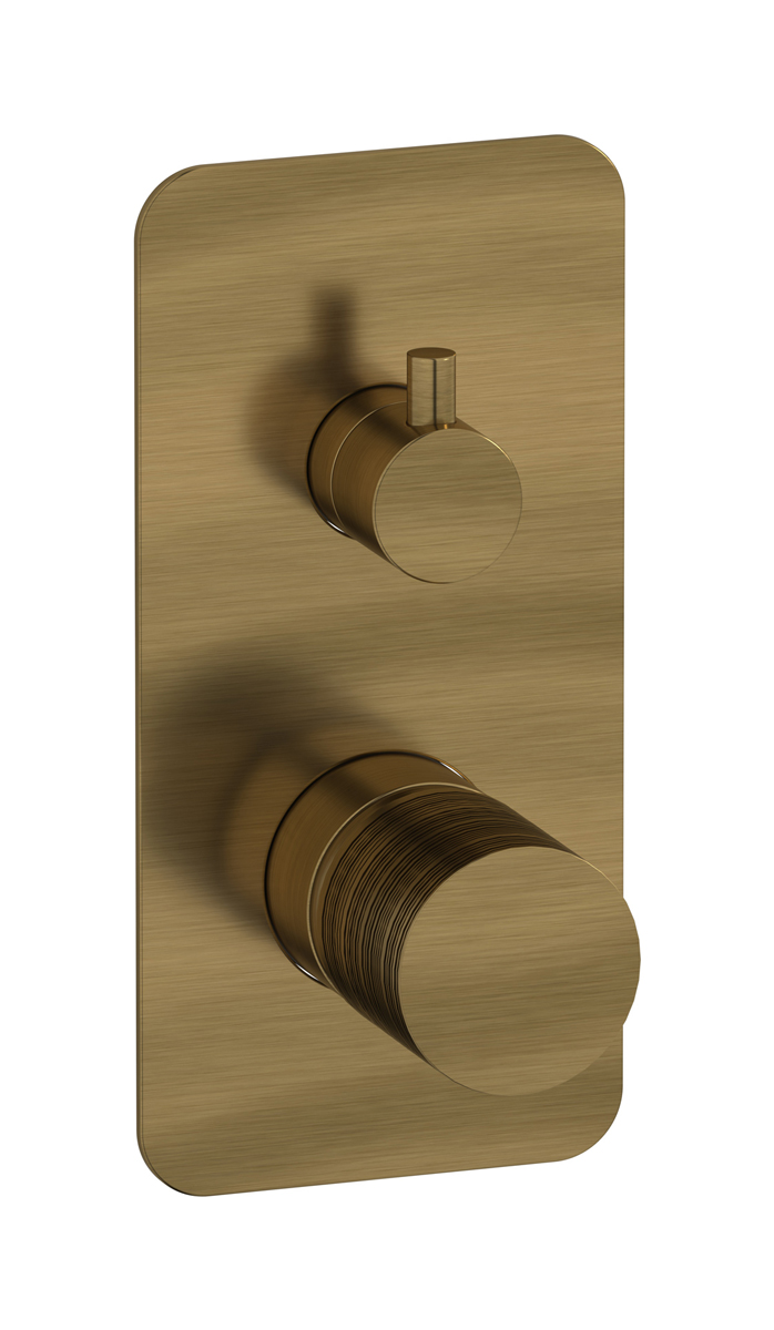 Встроенный смеситель для душа с двухходовым дивертером WE ARE IB vn392cf Modern Bronze Vinile