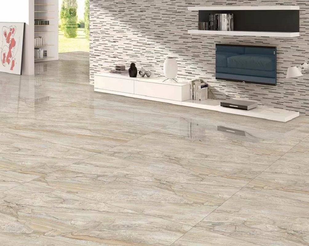 91081970 Керамогранит RP-91896 60х120см 0.72 м² цвет бежевый Daina STLM-0474520 VELSAA