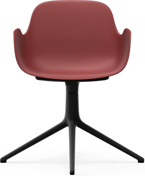 606115 Кресло Swivel 4L Black Alu Red Normann Copenhagen Form - Вид №1