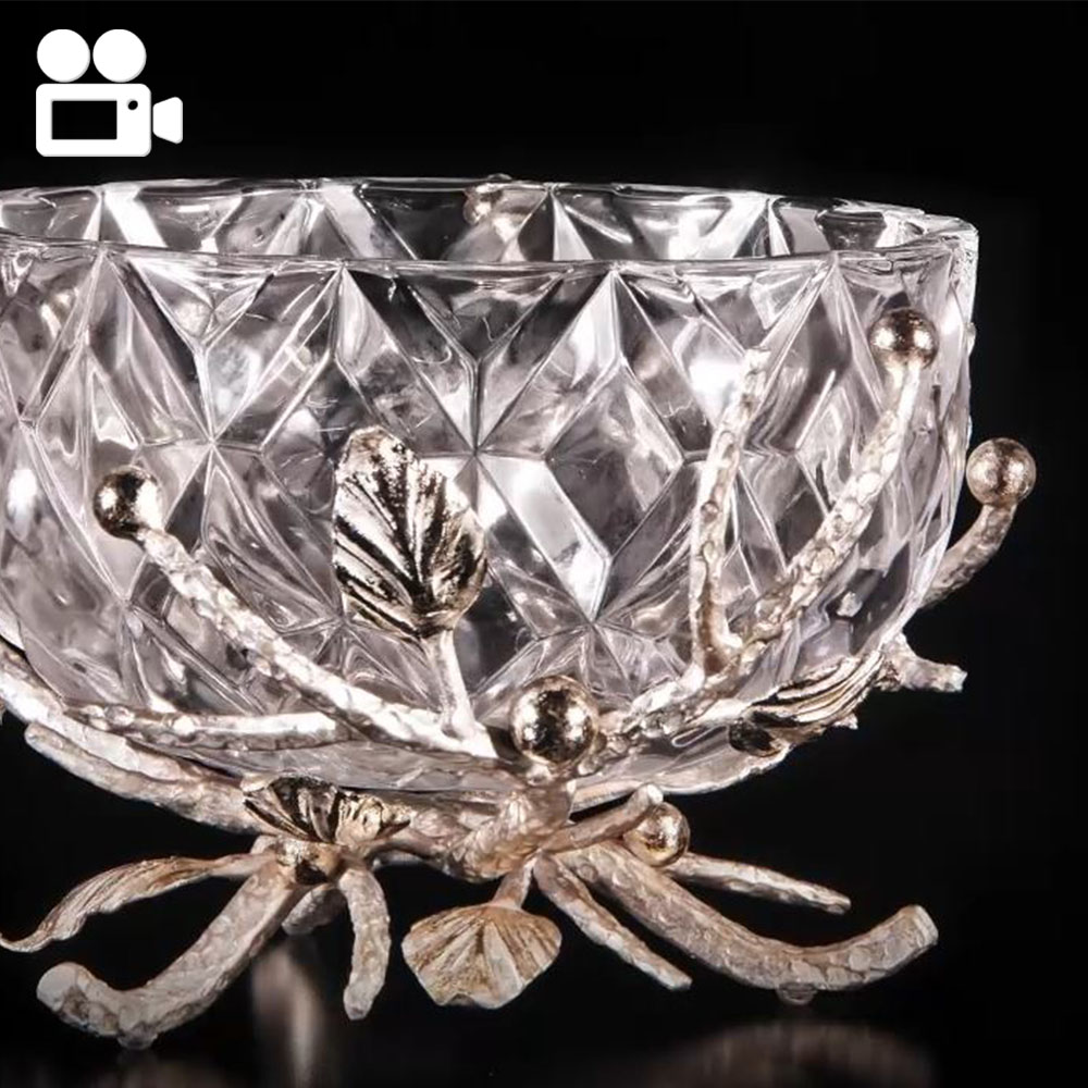 59002 Фруктовница-конфетница Весна Айвори BOGACHO 4627179652777