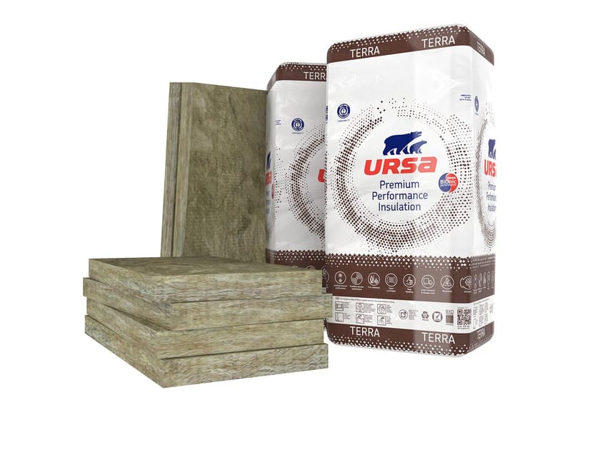Гидрофобная панель из минеральной ваты для термоакустической изоляции Ursa URSA TERRA ARCH-00148939