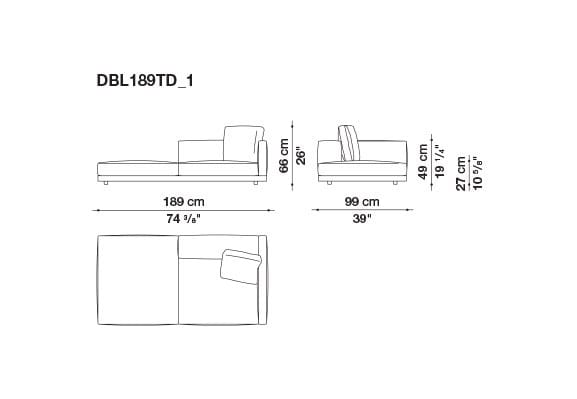 Кожаный диван B&B Italia док ARCH-00106863 - Вид №135