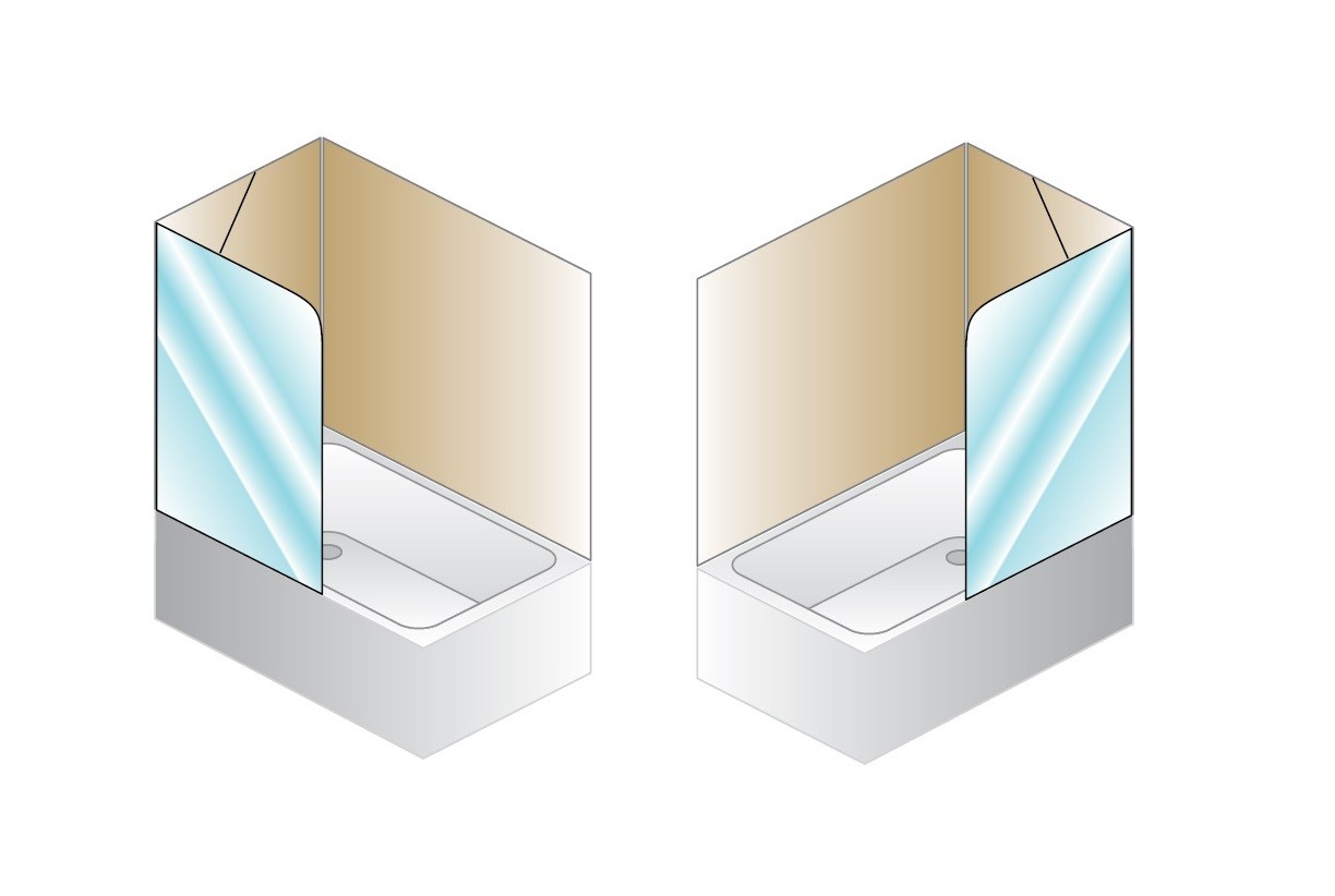 00909 Душевое ограждения на борт вынны Kolpa-San Словения  - Вид №2