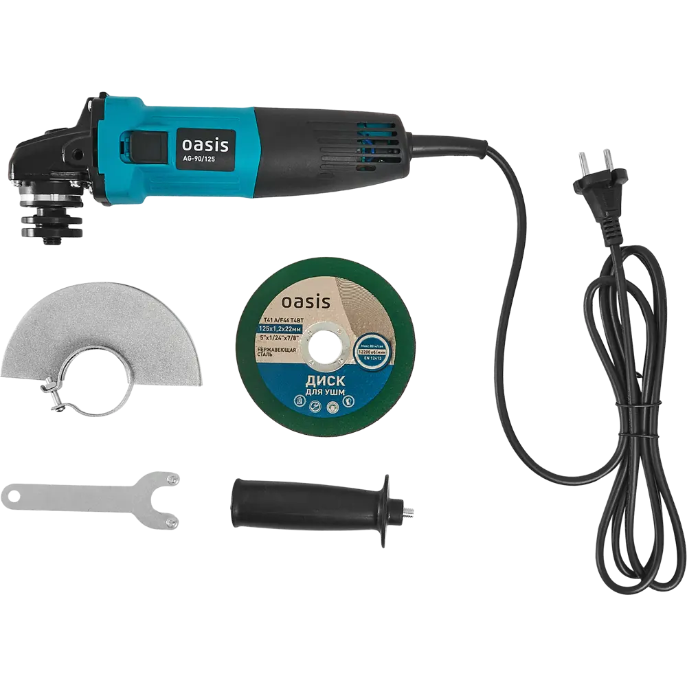 Угловая шлифмашина Oasis AG-90/125 для резки и шлифовки 86578327 STLM-0845179 - Вид №4