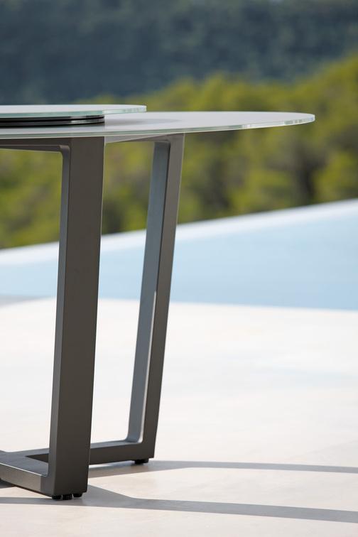 MNST706 Обеденный стол pca white f8 ⌀130см Manutti Fuse - Вид №6