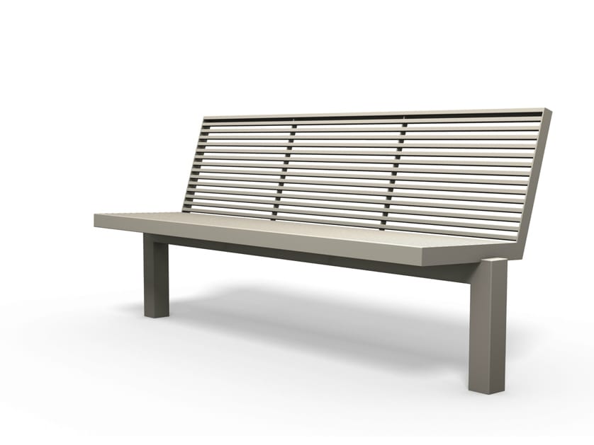 Скамья из нержавеющей стали со спинкой BENKERT BANKE Sicorum ARCH-00014074