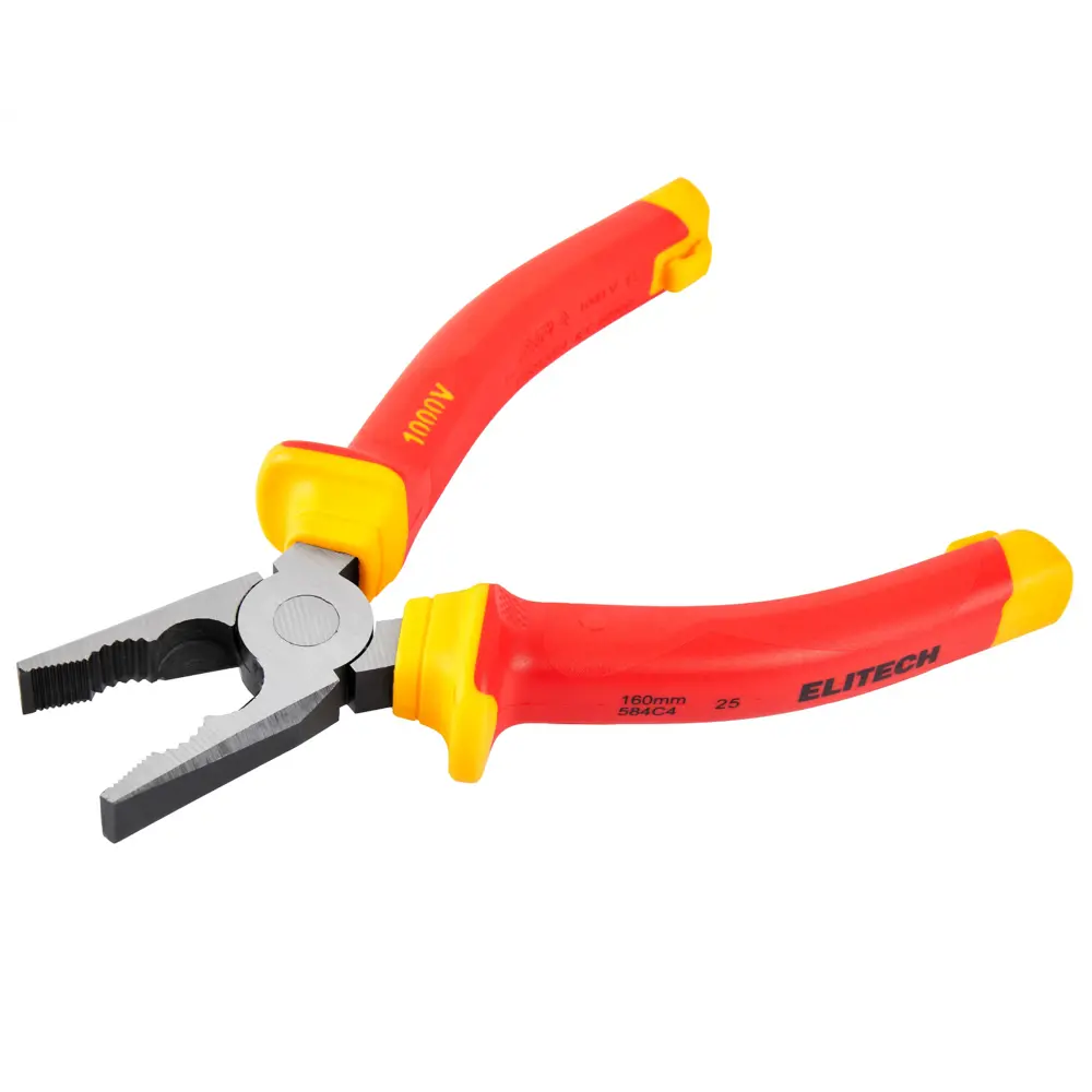 Диэлектрические плоскогубцы Elitech для электромонтажа до 1000В 89407172 STLM-1572290 - Вид №6