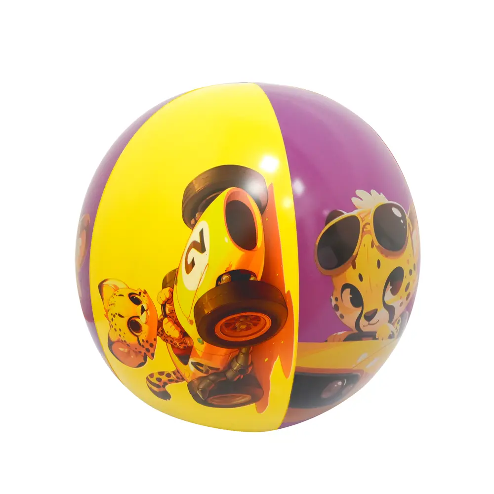 Надувной мяч Гепард ПВХ 50x50 см разноцветный Santreyd STLM-2112820