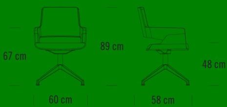 Thonet Стул с подлокотниками S 840 sun-id-1347747 - Вид №1