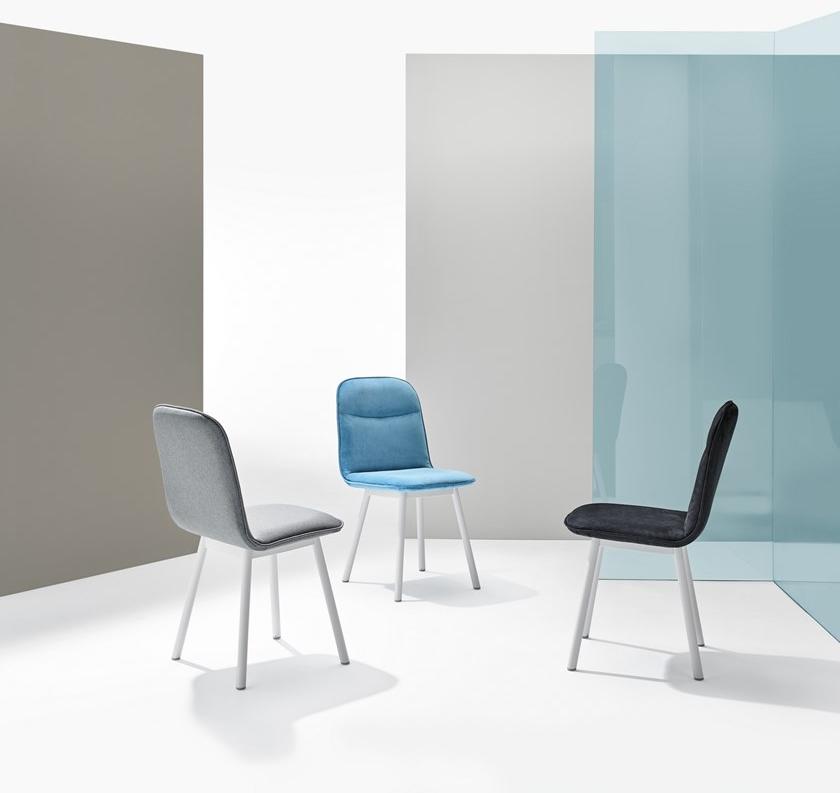 MOBLIBERICA Стул из мягкой ткани Köln sun-id-1395884 - Вид №13