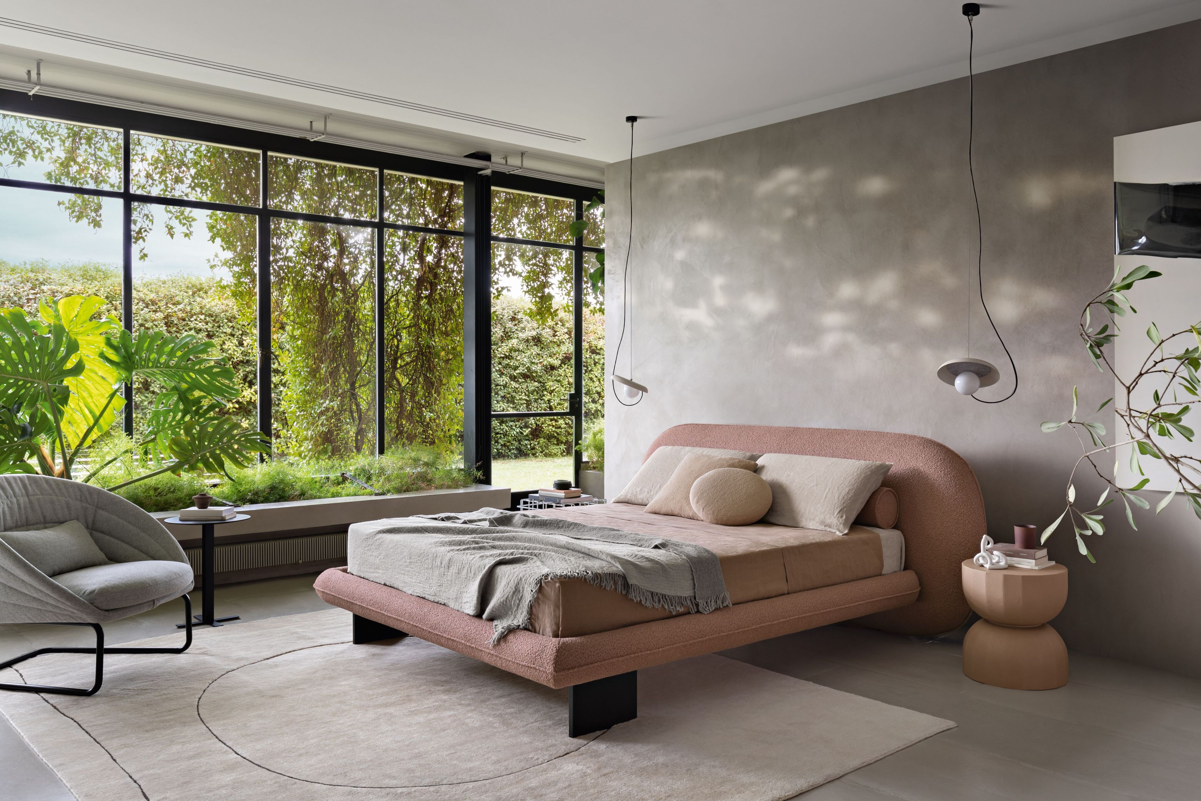 Ткань кровать Saba Italia WABI ARCH-00036245 - Вид №5