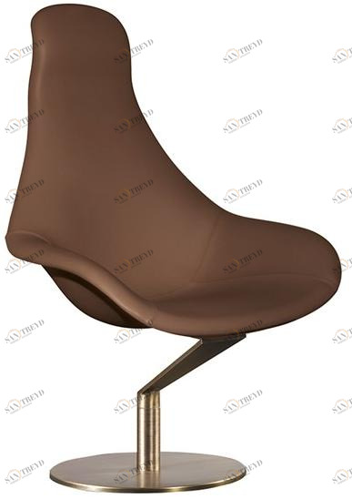 Reflex Вращающееся кресло из кожи с высокой спинкой Zenith sun-id-1366714