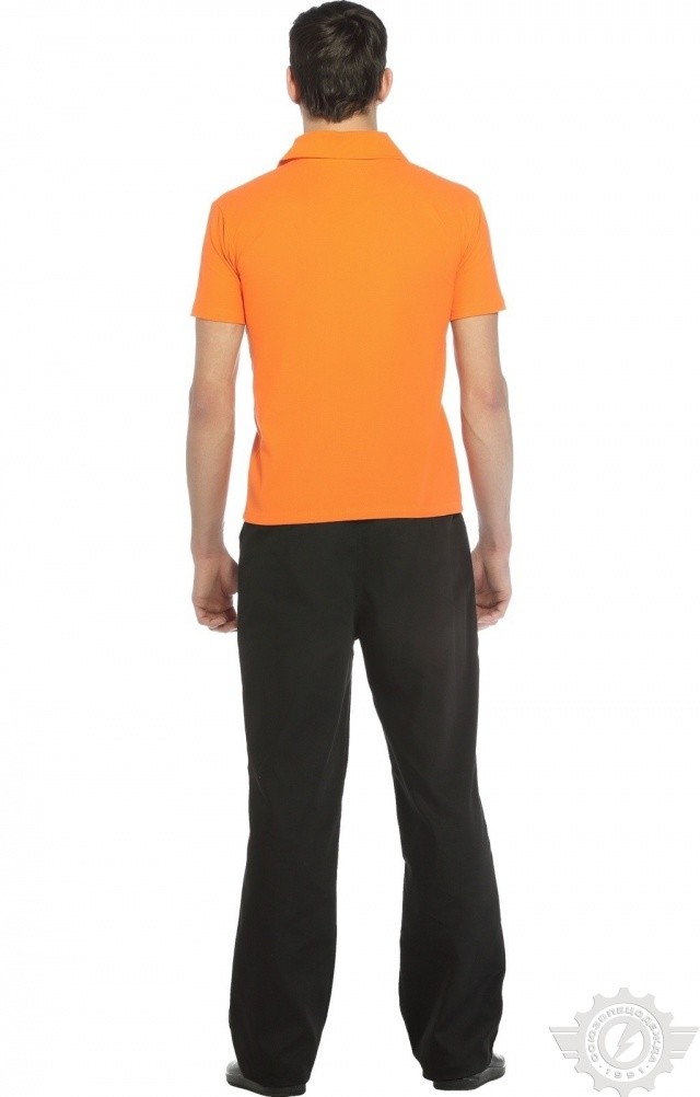 4958032 Тенниска-поло оранжевая  Одежда для салонов красоты  размер 5XL (60) Спецодежда  - Вид №8