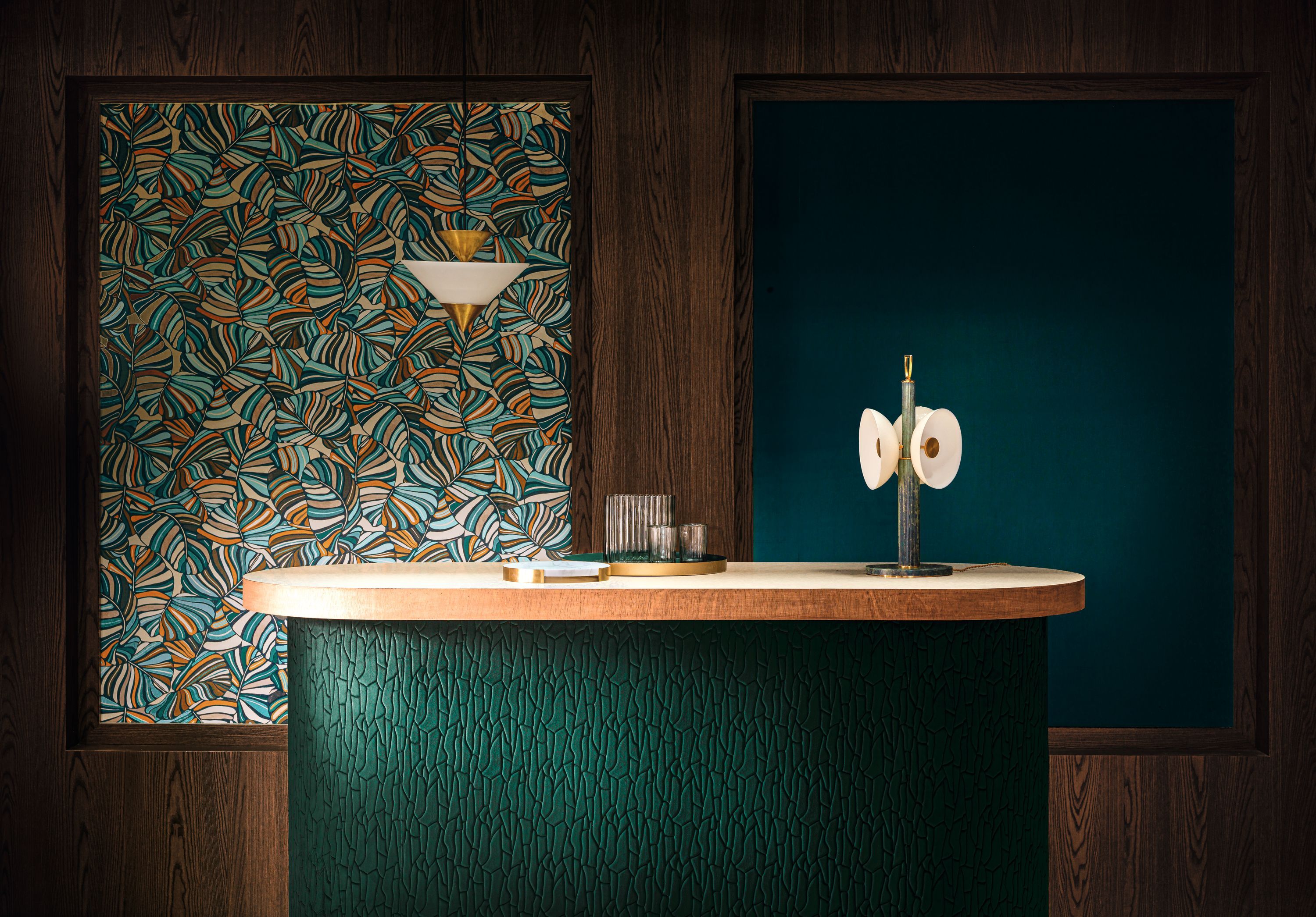 Полиэфирная настенная ткань Casamance Mellow ARCH-00120004 - Вид №1