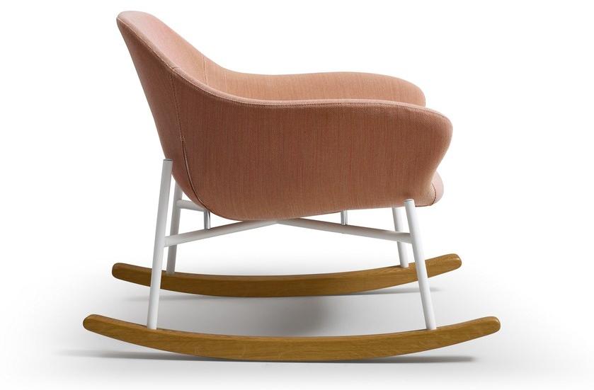 Quinti Sedute Кресло-качалка из ткани Manta sun-id-1426885 - Вид №2