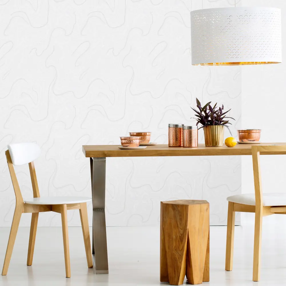 Santreyd Lena - флизелиновые обои белые с антистатическим покрытием 89372639 STLM-1418242 - Вид №4