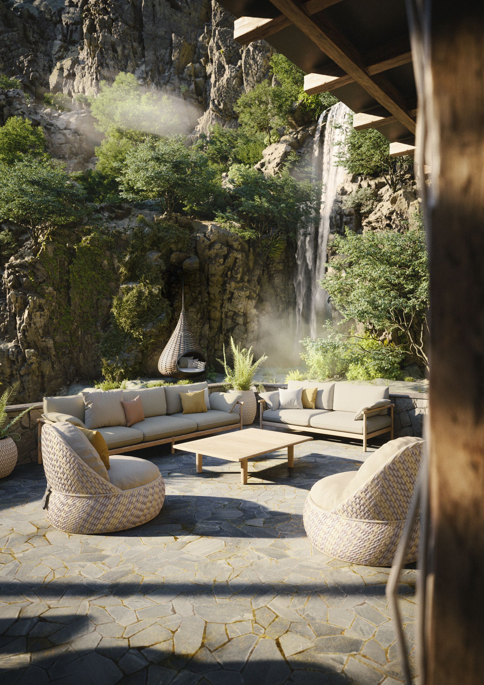 Садовое кресло из синтетического волокна DEDON DALA ARCH-00150583 - Вид №5