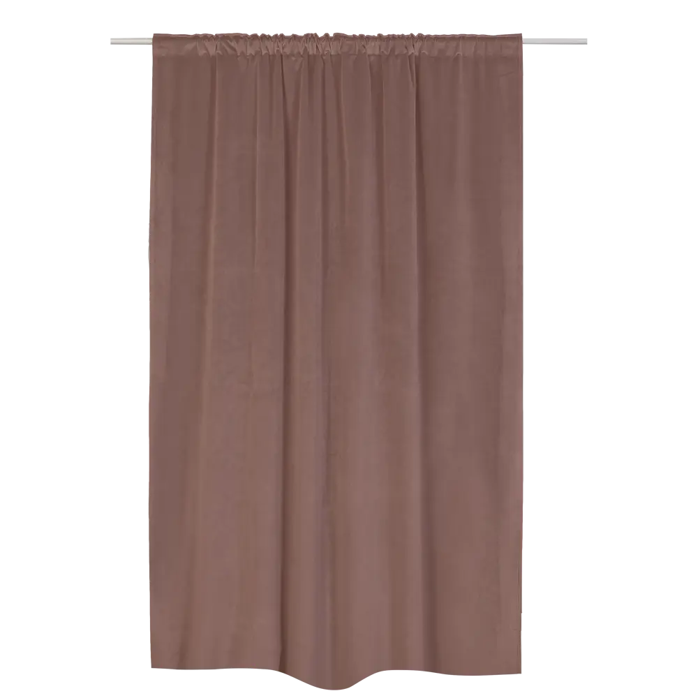Штора на ленте Inspire Lirio 140x280 см цвет розовый 88311178 STLM-2158416 