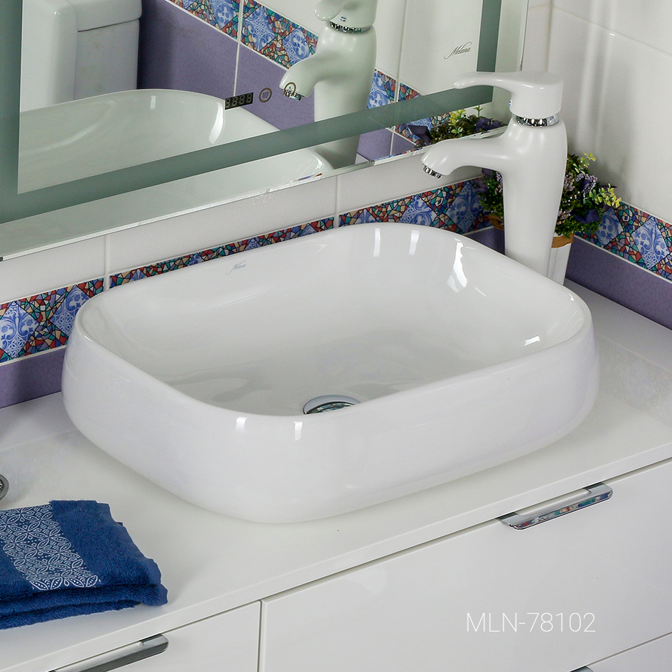 Накладная раковина melana mln-78102 78102-805 - Вид №2