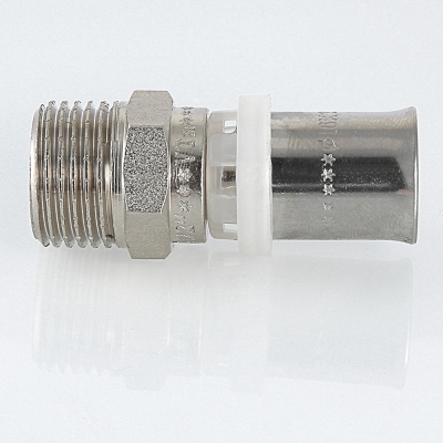 VTm.201.N.002005 Пресс-фитинг с переходом на наружную резьбу Valtec 20 мм х 3/4"  - Вид №8