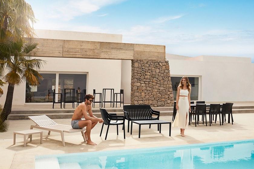 VONDOM Садовый стул из полипропилена с подлокотниками Spritz 56017 - Вид №14