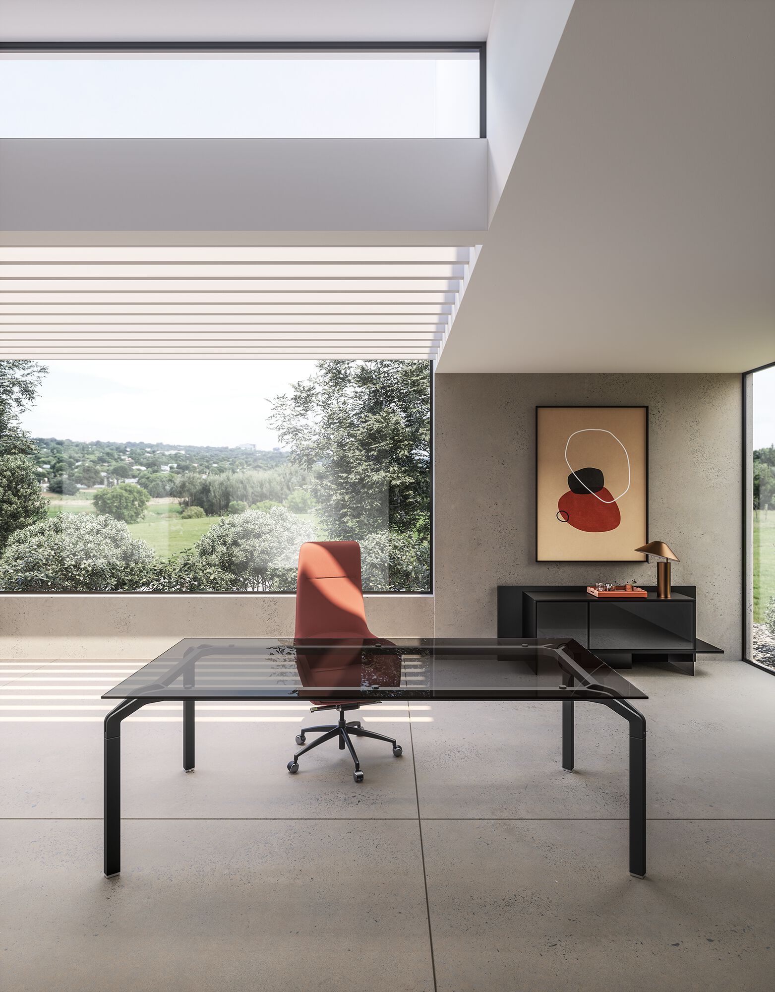 Деревянный шкаф с дверями About Office йога ARCH-00148192 - Вид №3