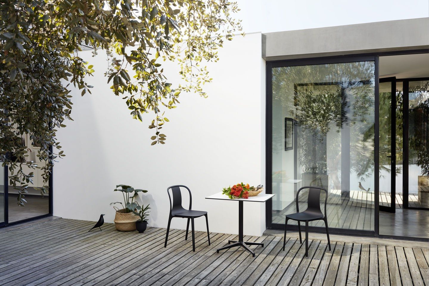 Прямоугольный стол из стали и дерева со спицевым основанием VITRA Bistro Table ARCH-00069729 - Вид №13